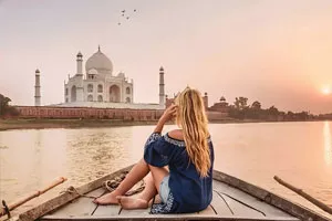 Taj Mahal Sunrise Tour golden hour